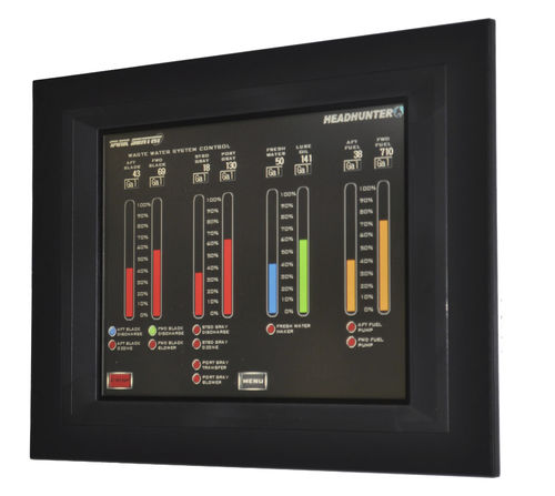 Sistema de control y mando para buque - PLC - HEADHUNTER INC. - para yate / para medición de nivel de cubas