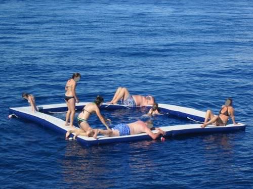 Piscina flotante - MKII - Wing & Henshaw inflatable Solutions - para yate