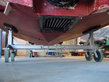 Cuna para barco a motor - TITAN - Hostar - ajustable / transportable