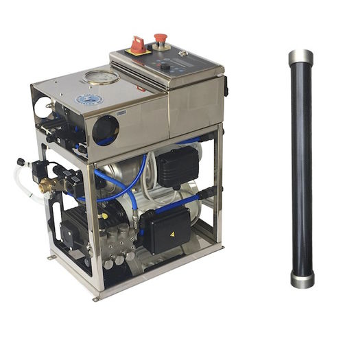 Desalinizador para barco - V series - HP High Pressure S.R.L. - de ósmosis inversa / 380 V / 110V