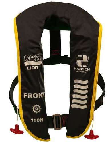 Chaleco salvavidas inflable automático - SeaLion - Hansen Protection AS - 150 N / unisex / de uso profesional