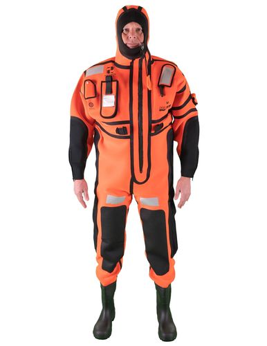 Traje seco de salvamento - SeaMob AES - Hansen Protection AS - integral / con capucha / 3 mm