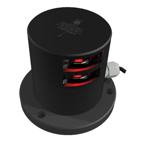 Luz de navegación para buque - 301-109ST-PRO - Lopolight - portuaria / LED / roja