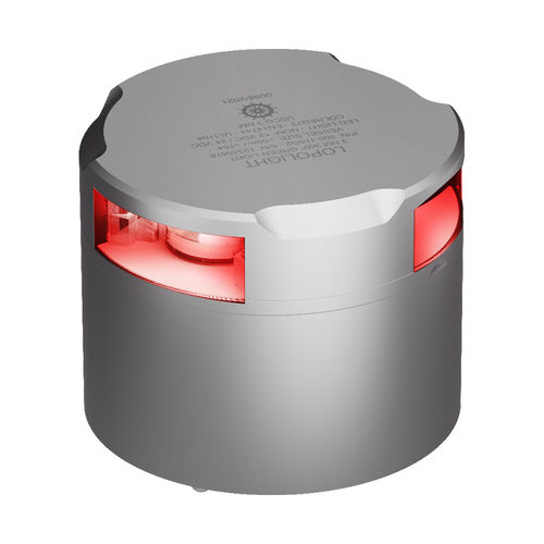 Luz de navegación para yate - 300-114G2-180 - Lopolight - LED / roja / horizontal