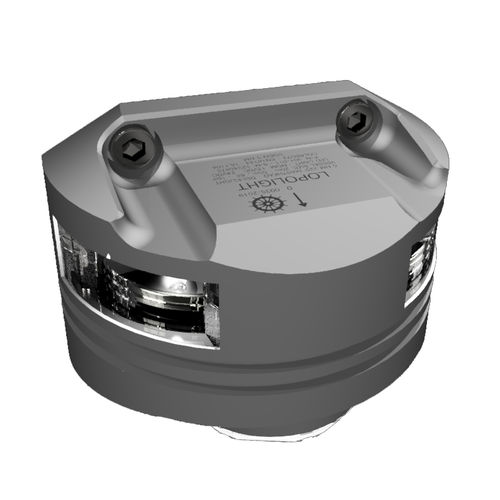 Luz de navegación para barco - 301-011DLX 15M - Lopolight - LED / blanca / para extremo de mástil