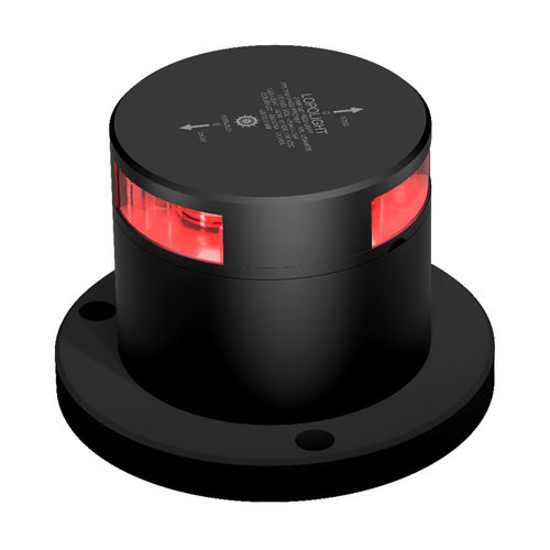 Luz de navegación para barco - 200-014G2-PRO-I 180 - Lopolight - para buque / LED / roja