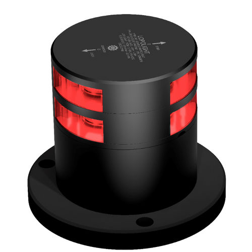 Luz de navegación para barco - 200-014G2ST-PRO-I180 - Lopolight - para buque / LED / roja