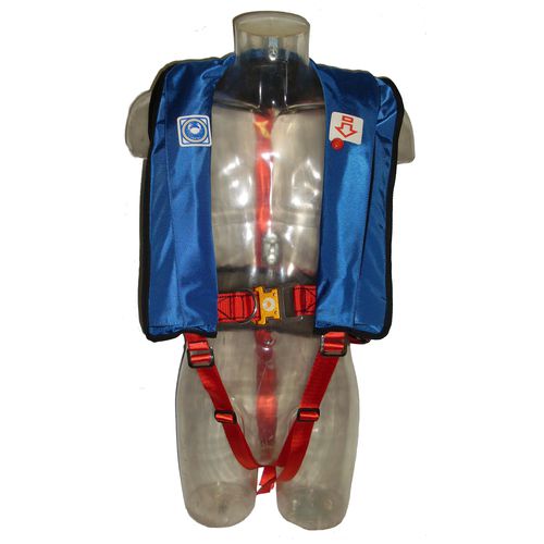 Chaleco salvavidas inflable automático - TOURMENTIN  - CERTEC - 150 N / unisex / con arnés de seguridad