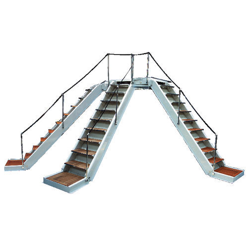 Escalera para yate - 3600 Series - Opacmare - lateral / de acceso a bordo / de acero inoxidable