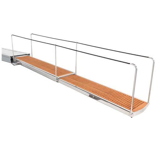 Pasarela para barco - 1002 series - Opacmare - para yate / telescópica / abatible