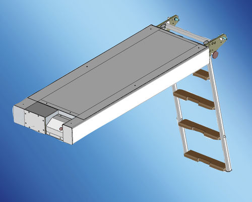 Escalera para barco - 3226 series - Opacmare - para yate / abatible