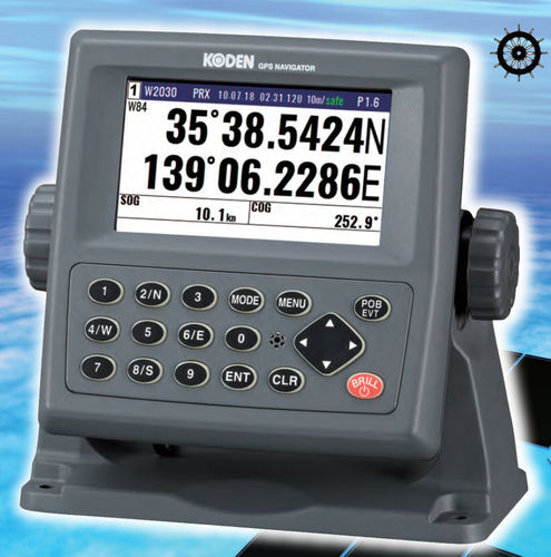 Instrumento multifuncional GPS - KGP-922 - Koden electronics - DGPS / para buque / de color
