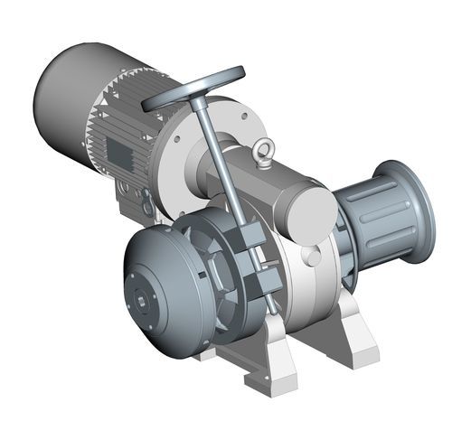 Molinete de tornillo sin fin - CW-16 - Italwinch - eléctrico / hidráulico / horizontal