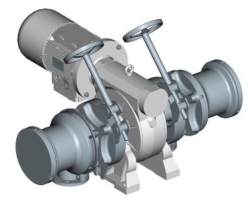 Molinete eléctrico - CW-19 - Italwinch - hidráulico / para barco / horizontal