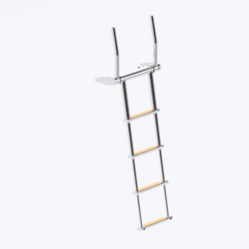 Escalera para barco - 2200 - Nautinox - para yate / para velero / abatible