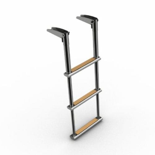 Escalera para barco - 2206 SERIE - Nautinox - telescópica / lateral / retráctil