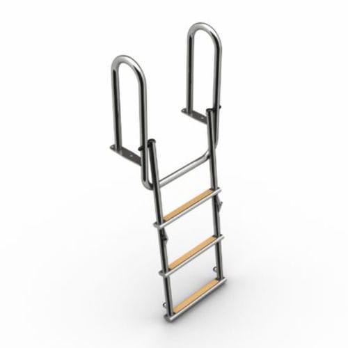Escalera para barco - 2320 serie - Nautinox - para yate / plegable / telescópica