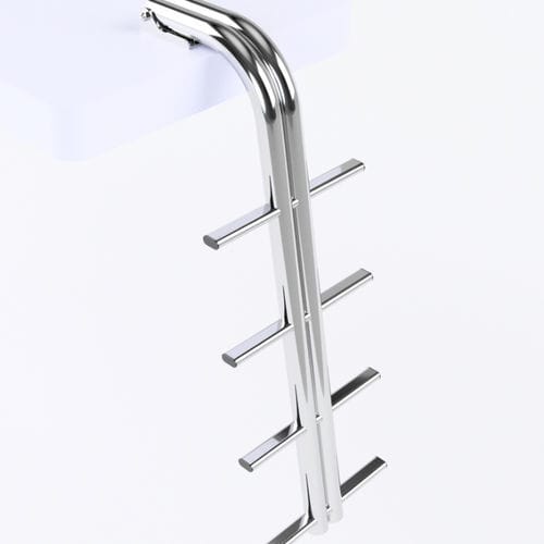 Escalera para barco - 2324 - Nautinox - plegable / fija / para buceo