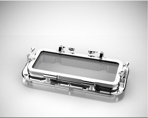 Portillo rectangular - 310SS - New Found Metals - para barco / abrible / con bordes redondeados