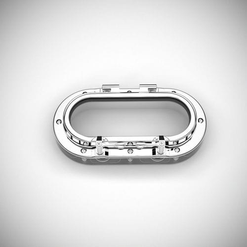 Portillo ovalado - O512SS - New Found Metals - para barco / abrible
