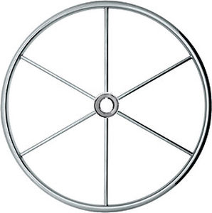 Rueda de timón para velero - MODEL 530 - OBA Tradizione Futura - de acero inoxidable