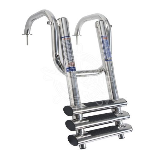 Escalera para barco - 49.556.03 - Osculati - telescópica / de baño / de acero inoxidable