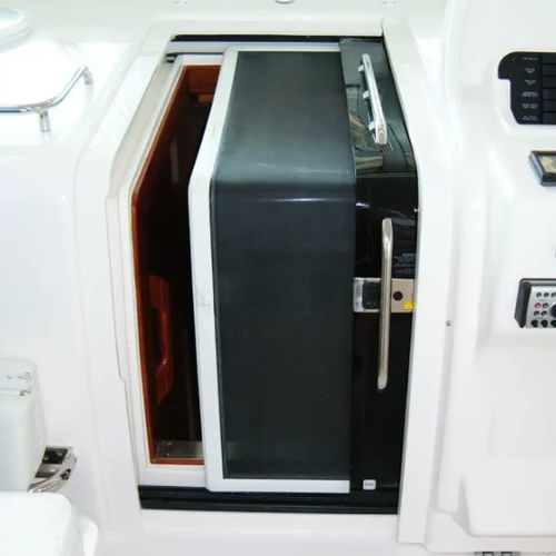 Puerta para barco - A2K-2000-SD - Pompanette - corredera / de aluminio / de descenso