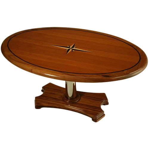 Mesa para barco - MCC-001_MTBL - Pompanette - para yate / de teca / de acero inoxidable