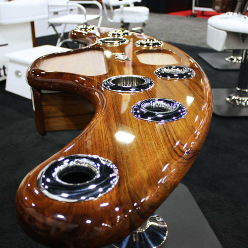 Portacañas de pesca para barco - MANTA - Pompanette - múltiple / de acero inoxidable / azul