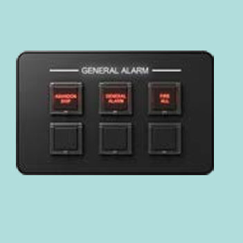 Panel de mando para barco - Commander 316  - Radio Zeeland DMP - de alarma