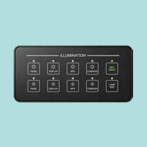 Panel de mando para barco - Commander 310  - Radio Zeeland DMP - de luces