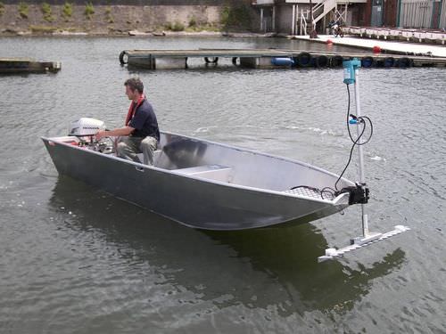 Barco profesional barco utilitario - AUB 3.8 - Water Witch Workboats - fueraborda / de aluminio