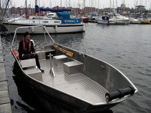 Barco profesional barco utilitario - AUB 5.8 - Water Witch Workboats - fueraborda / de aluminio