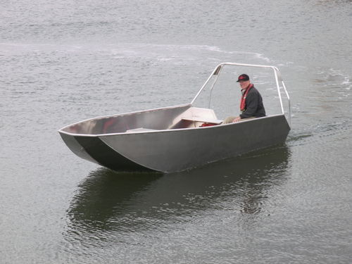 Barco profesional barco utilitario - AUB 4.8 - Water Witch Workboats - fueraborda / de aluminio