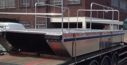 Barco profesional gabarra de trabajo - Water Witch - Water Witch Workboats - fueraborda / de aluminio