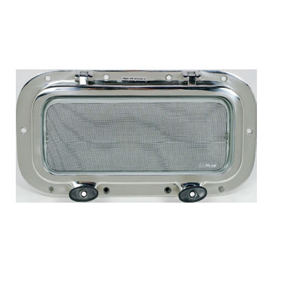 Portillo rectangular - H654X Series - Hood Yacht Systems - para barco / abrible / con bordes redondeados