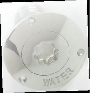 Tapón de cubierta de rosca - Water - Hood Yacht Systems - con llave / de acero inoxidable