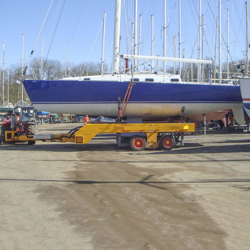 Remolque de manipulación - CT40 - ROODBERG - para barco / para astillero naval / de 2 ejes