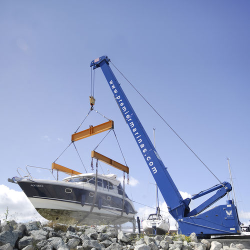 Grúa para puerto deportivo - YCR 30 - ROODBERG - para yate / de mástil / pluma giratoria