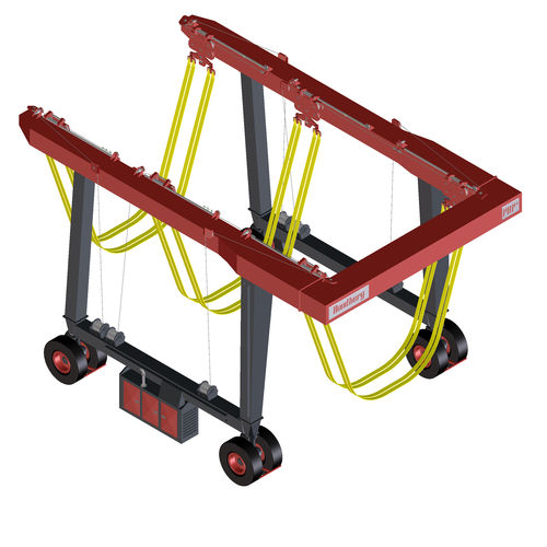 Travel lift controlado a distancia - PHP400 - ROODBERG - con dirección en todas las ruedas / para cargas pesadas / en U