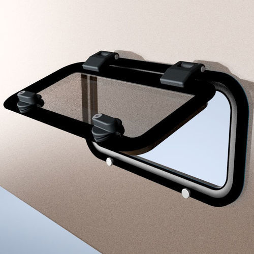 Portillo rectangular - Stampaggio Costruzioni Meccaniche - para barco / a ras / con bordes redondeados