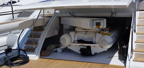 Grúa para yate - Sanguineti Chiavari produzione articoli nautici s. - telescópica / hidráulica