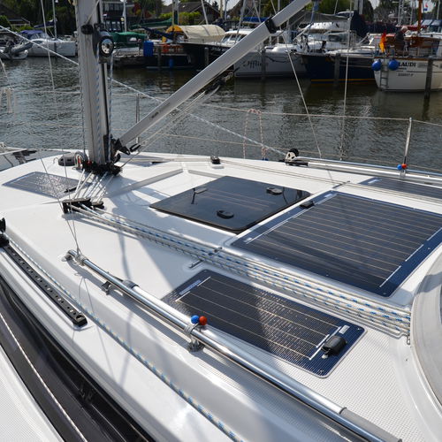 Panel solar flexible - M-SERIES - SOLARA - semiflexible / de silicio monocristalino / para barco