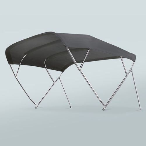 Bimini top para barco de motor - FLY INOX - Tessilmare Srl - para caseta del timón / con estructura de acero inoxidable