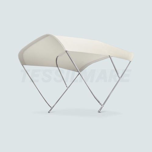 Bimini top para barco - BIMINI INOX - Tessilmare Srl - para caseta del timón / con estructura de acero inoxidable