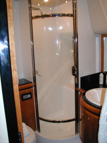 Puerta para yate - Trend Marine Products - corredera / curvada / de aluminio