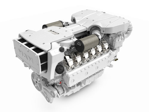 Motor intraborda - V12-1800 - MAN Truck & Bus SE - Engines & Components - diésel / para embarcación de recreo / common-rail