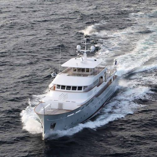 Megayate de crucero - ELISABET - Ocea - con caseta de timón / con 5 camarotes / de aluminio