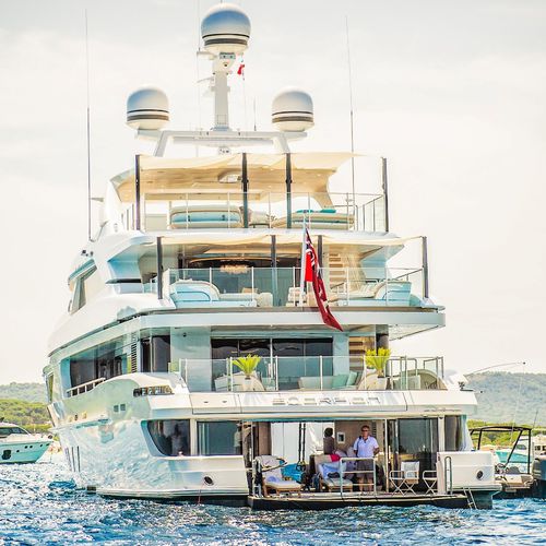 Mega-yate de crucero - Scorpion - Cantieri Navali San Lorenzo - raised pilothouse / de acero