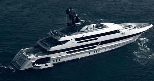 Megayate de crucero - Aily - Cantieri Navali San Lorenzo - raised pilothouse / de acero / con piscina